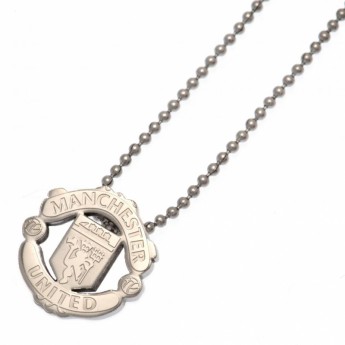Manchester United ogrlica s privjeskom Stainless Steel Pendant & Chain