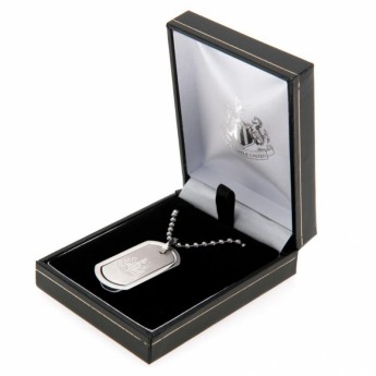 Newcastle United ogrlica s identifikacijskom pločicom za psa Framed Dog Tag & Chain