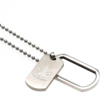 Newcastle United ogrlica s identifikacijskom pločicom za psa Framed Dog Tag & Chain