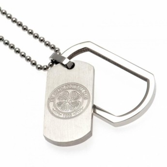 FC Celtic ogrlica s identifikacijskom pločicom za psa Framed Dog Tag & Chain