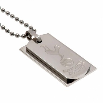 Tottenham Hotspur ogrlica s identifikacijskom pločicom za psa Double Dog Tag & Chain