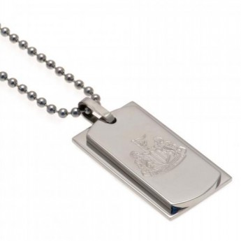 Newcastle United ogrlica s identifikacijskom pločicom za psa Double Dog Tag & Chain