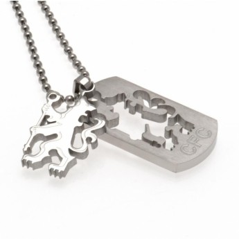 FC Chelsea ogrlica s identifikacijskom pločicom za psa Dog Tag & Chain CO