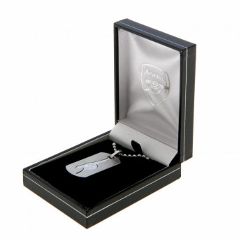 FC Arsenal ogrlica s identifikacijskom pločicom za psa Dog Tag & Chain CO GN