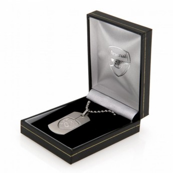 FC Arsenal ogrlica s identifikacijskom pločicom za psa Dog Tag & Chain CO CR