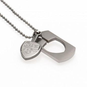 FC Arsenal ogrlica s identifikacijskom pločicom za psa Dog Tag & Chain CO CR