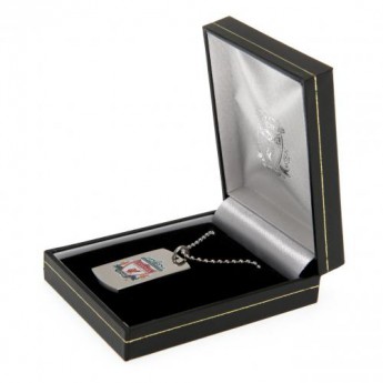 FC Liverpool ogrlica s identifikacijskom pločicom za psa Colour Crest Dog Tag & Chain
