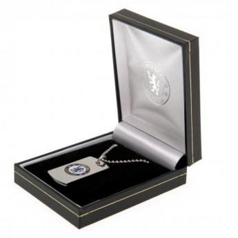 FC Chelsea ogrlica s identifikacijskom pločicom za psa Colour Crest Dog Tag & Chain