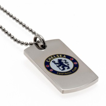 FC Chelsea ogrlica s identifikacijskom pločicom za psa Colour Crest Dog Tag & Chain