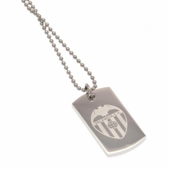 Valencia CF ogrlica s identifikacijskom pločicom za psa Engraved Dog Tag & Chain
