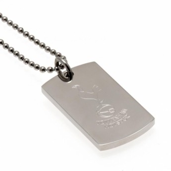 Tottenham Hotspur ogrlica s identifikacijskom pločicom za psa Engraved Dog Tag & Chain
