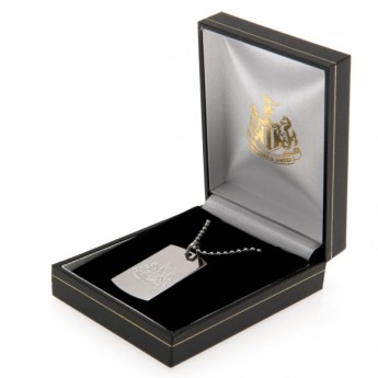 Newcastle United ogrlica s identifikacijskom pločicom za psa Engraved Dog Tag & Chain
