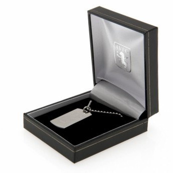 Aston Villa ogrlica s identifikacijskom pločicom za psa Engraved Dog Tag & Chain