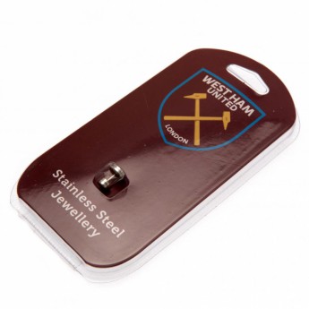 West Ham United naušnice Stainless Steel Stud Earring