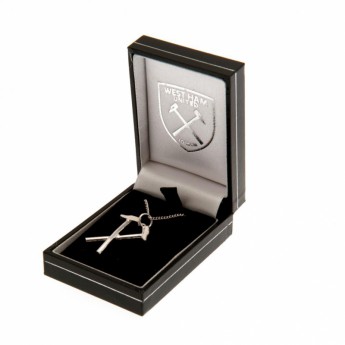 West Ham United ogrlica s privjeskom Sterling Silver Pendant & Chain HM
