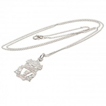 FC Liverpool ogrlica s privjeskom Sterling Silver Pendant & Chain CR