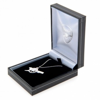 FC Arsenal ogrlica s privjeskom Silver Pendant & Chain GN
