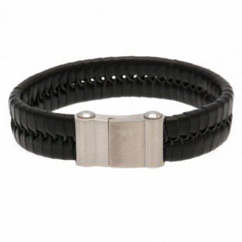 West Ham United kožna narukvica Single Plait Leather Bracelet