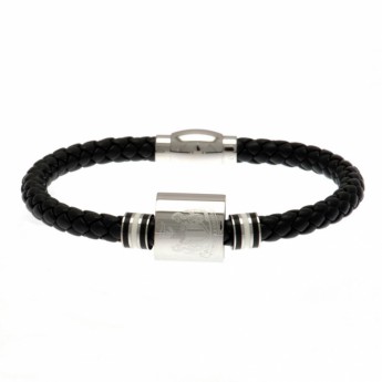 Newcastle United kožna narukvica Colour Ring Leather Bracelet