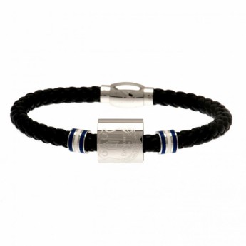 FC Everton kožna narukvica Colour Ring Leather Bracelet