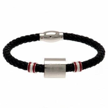 FC Arsenal kožna narukvica Colour Ring Leather Bracelet
