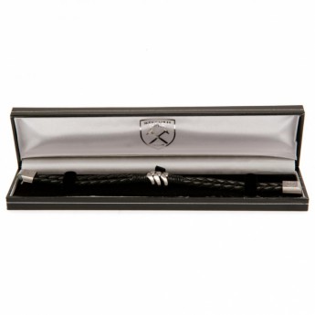 West Ham United kožna narukvica Leather Bracelet