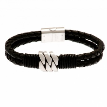 Manchester City kožna narukvica Leather Bracelet