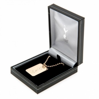 Tottenham Hotspur ogrlica s identifikacijskom pločicom za psa Gold Plated Dog Tag & Chain