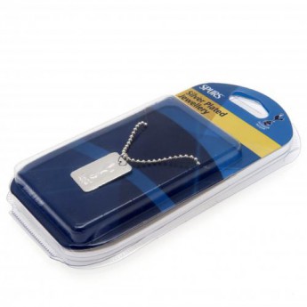 Tottenham Hotspur ogrlica s identifikacijskom pločicom za psa Silver Plated Dog Tag & Chain