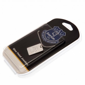 FC Everton ogrlica s identifikacijskom pločicom za psa Silver Plated Dog Tag & Chain