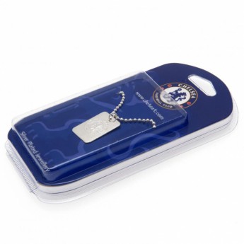 FC Chelsea ogrlica s identifikacijskom pločicom za psa Silver Plated Dog Tag & Chain