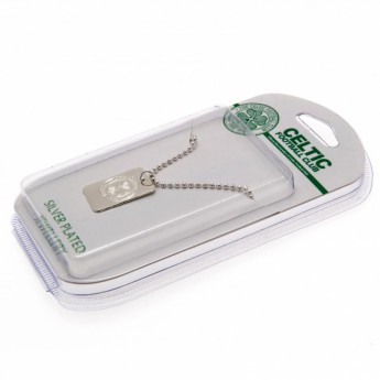 FC Celtic ogrlica s identifikacijskom pločicom za psa Silver Plated Dog Tag & Chain