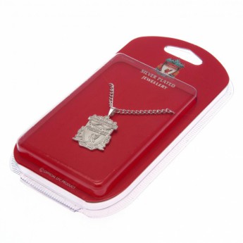 FC Liverpool ogrlica s privjeskom Silver Plated Pendant & Chain XL