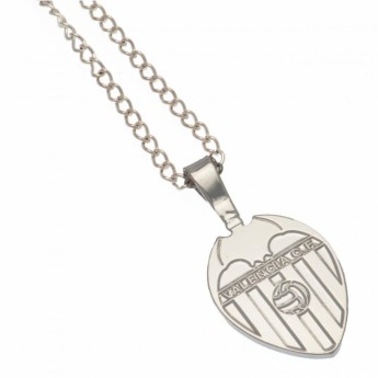 Valencia CF ogrlica s privjeskom Silver Plated Pendant & Chain