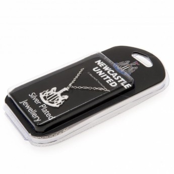 Newcastle United ogrlica s privjeskom Silver Plated Pendant & Chain