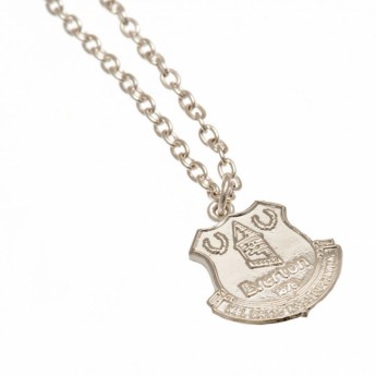 FC Everton ogrlica s privjeskom Silver Plated Pendant & Chain