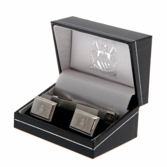 Manchester City set kopči za kravatu i manžeta Tie Slide & Cufflink Set EC