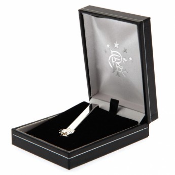 FC Rangers kopča za kravatu Silver Plated Tie Slide