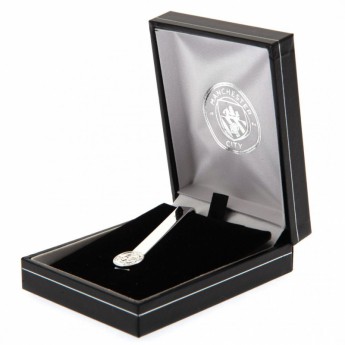 Manchester City kopča za kravatu Silver Plated Tie Slide