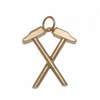 West Ham United zlatni privjesak 9ct Gold Pendant Hammers