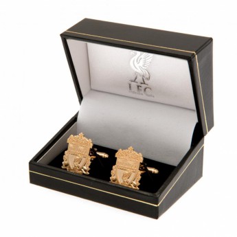FC Liverpool manšete Gold Plated Cufflinks