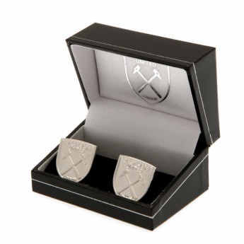 West Ham United manšete Silver Plated Cufflinks CR