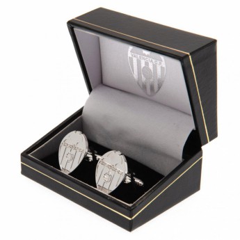 Valencia CF manšete Silver Plated Cufflinks CR