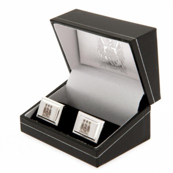 Manchester City manšete Silver Plated Cufflinks EC