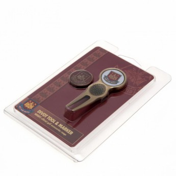 West Ham United set vilica prijenosni marker za lopticu Divot Tool & Marker CT