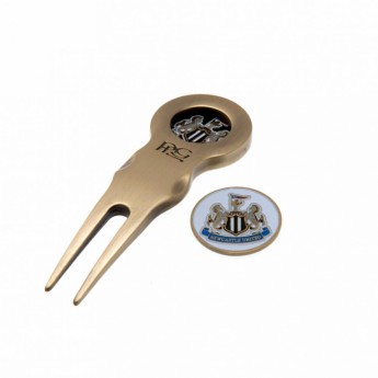 Newcastle United set vilica prijenosni marker za lopticu Divot Tool & Marker