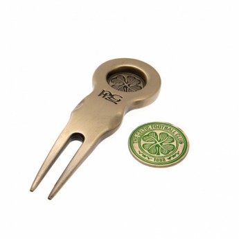 FC Celtic set vilica prijenosni marker za lopticu Divot Tool & Marker