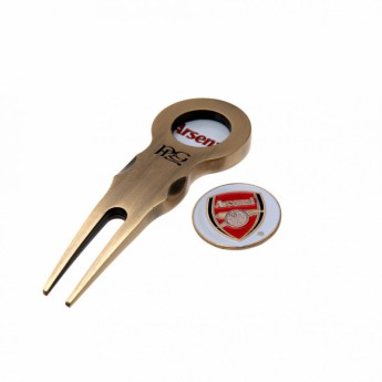 FC Arsenal set vilica prijenosni marker za lopticu Divot Tool & Marker