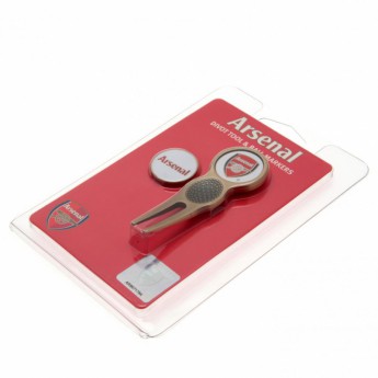 FC Arsenal set vilica prijenosni marker za lopticu Divot Tool & Marker