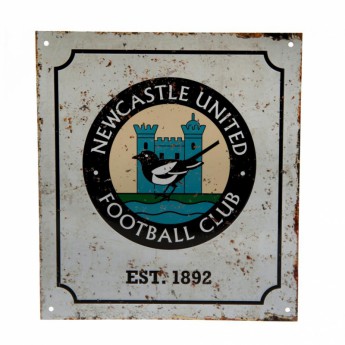 Newcastle United zidni natpis Retro Logo Sign